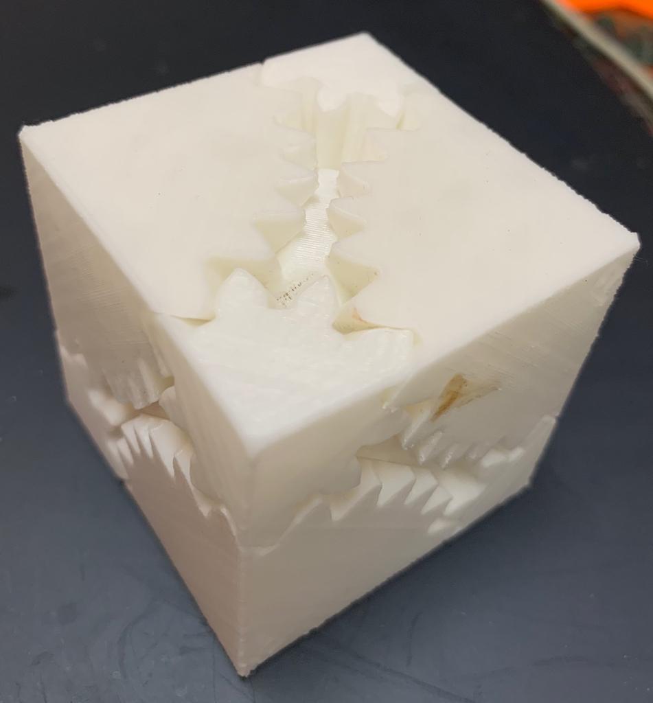 3D Printed Gear Cube MechanicalDesigner.ca